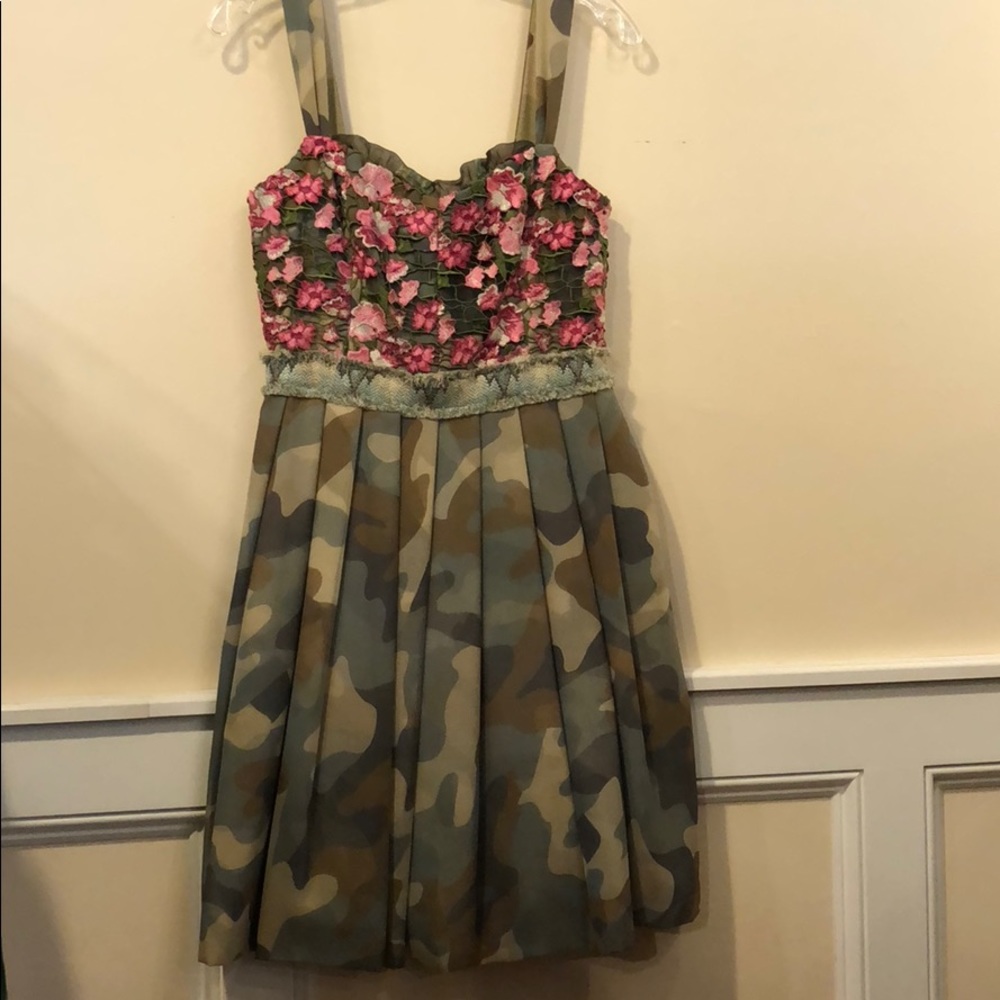 Tuleh Camo & Floral Dress SAMPLE